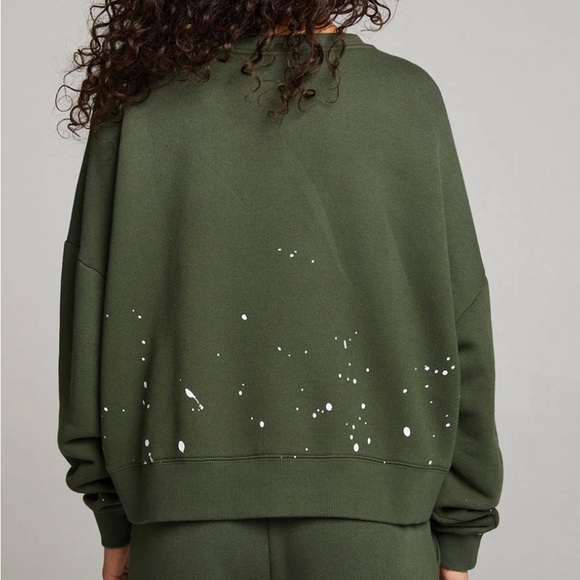 Chaser Ombré Forest Night Splatter Paint Pullover and Matching Pant - Picture 7 of 7
